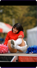 ぽっちゃり　Star Mates　ダンス動画で白アンスコ丸見え（縦動画）