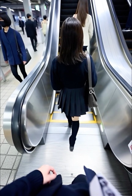 盗撮めくり　大人しそうな20代お姉さんをスカートめくり