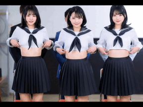 清楚系制服美少女おっぱい揉み揉み面接