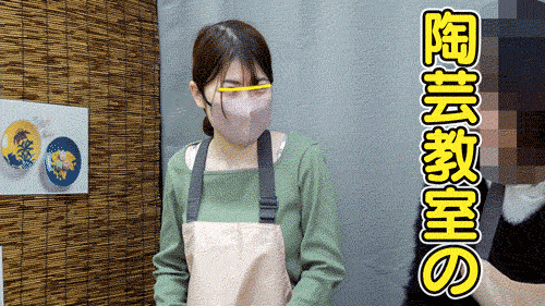 ＃80【陶芸中の胸チラ】パンパンな巨乳谷間OLさんと小柄スレンダー女子のデカ乳首