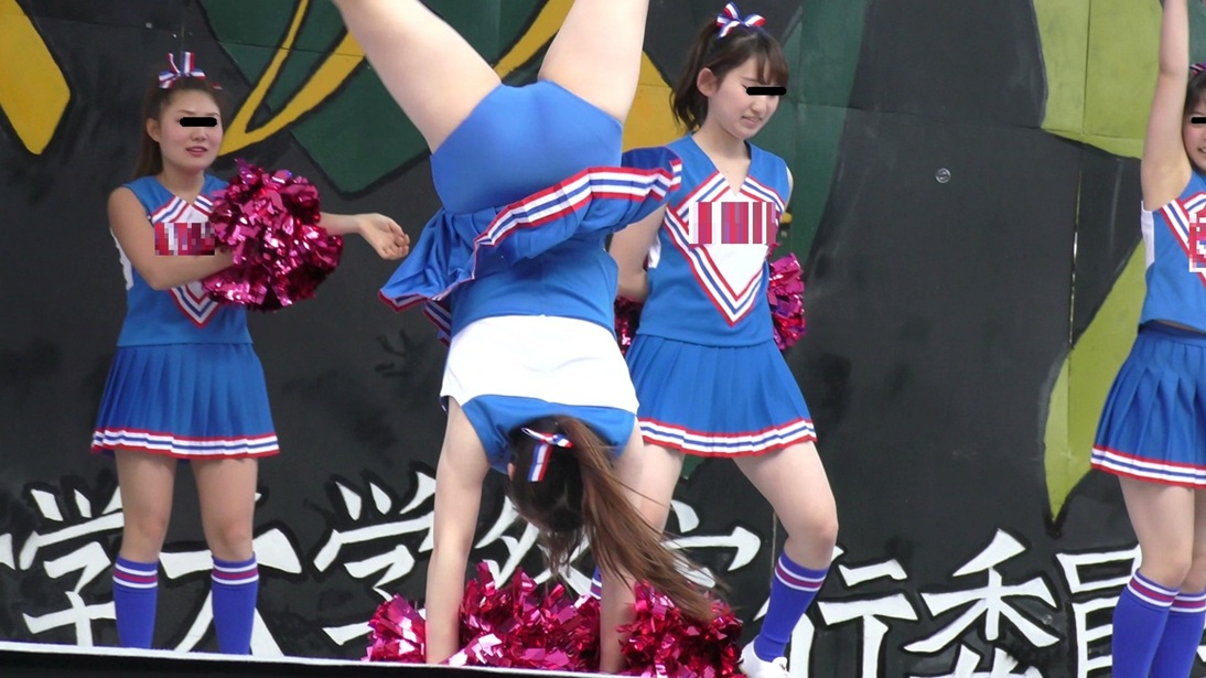 【風見撮本気モード】豪快サムネ！めくれ上等！チアガール魔法伝説！チア４K動画