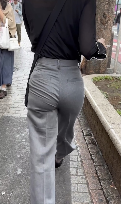 【再販】《４K・高画質》 No.1337「SSS級の美尻ライン！縁レースパンティーも透け透けな美人お姉さん」