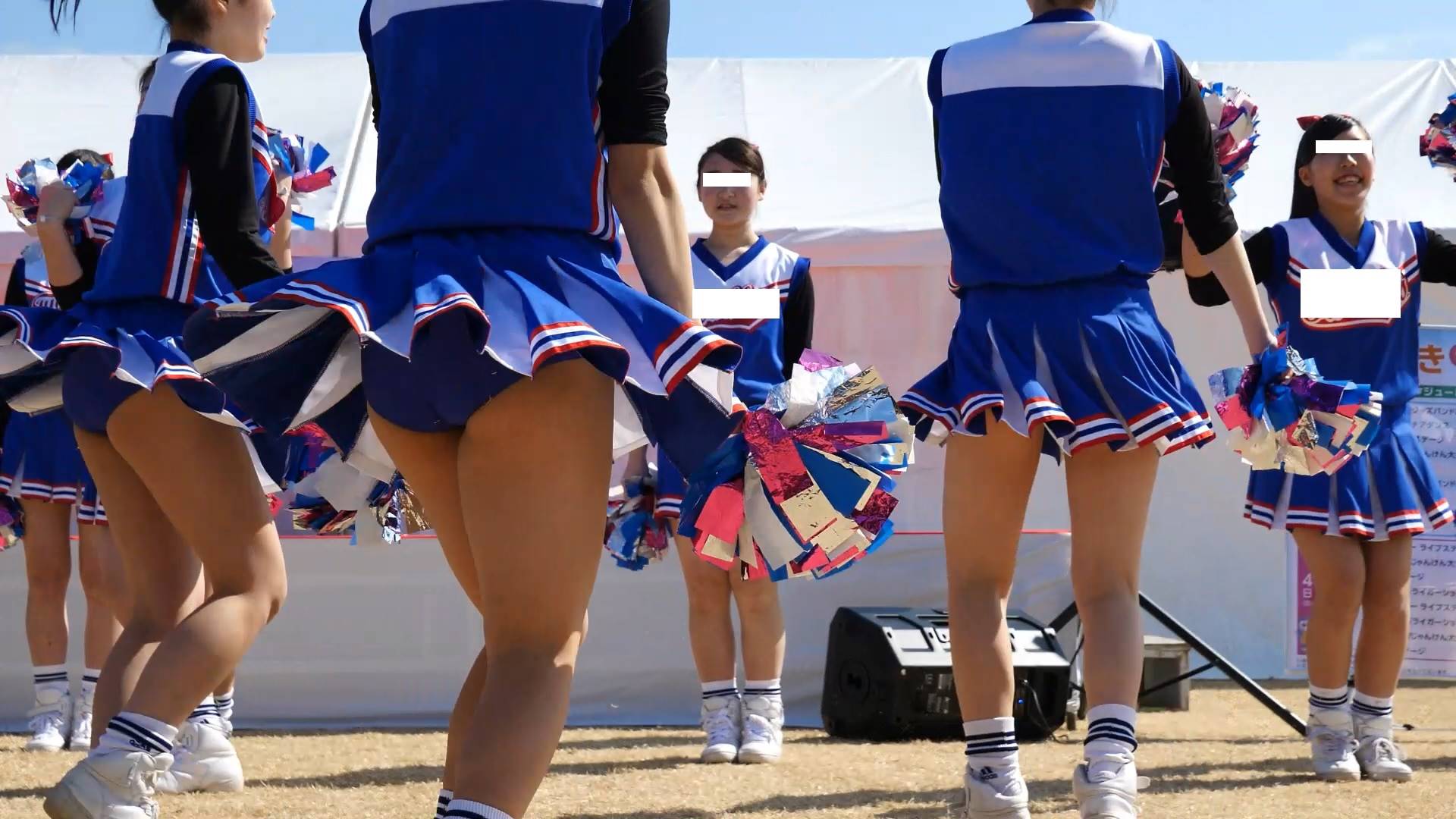 【再販】初春の訪れ地域イベント演技　～チアダンスの極みアン〇コからのお尻が超カワなｋ演技～