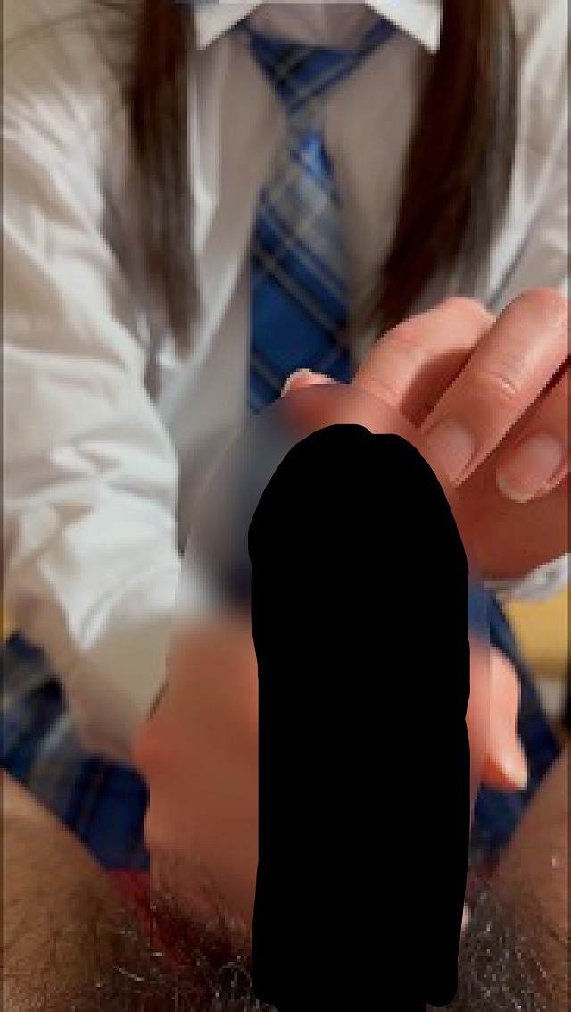 【美女/オナサポ】夜のお仕事美女の制服コス×ハンドサービス 001