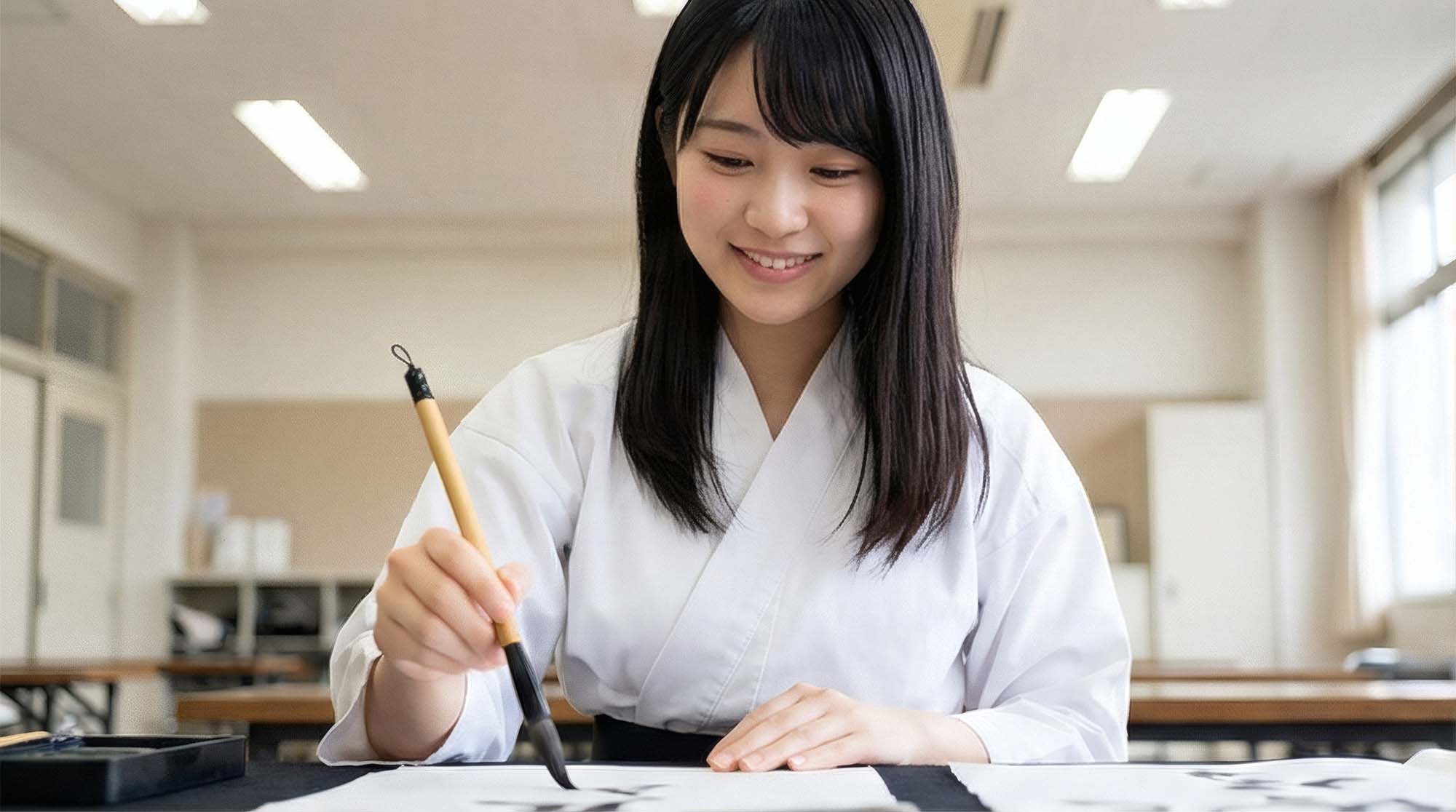 【フェチ動画】 太ももフェチには堪らないっ！凛としてお淑やかなお嬢さんが見せるハレンチ書道教室　琴音（ことね）ちゃん