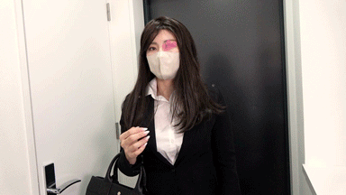 爆乳OLのオッパイお触り交渉/パンツ買取でパンチラ撮影とポージング要求【パンチラ/美尻】