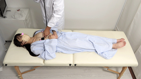 スタイル抜群の清楚美女♡心電図検査で美乳を揉みしだく♡【病院/内科医】