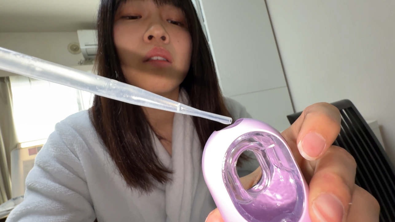 【再販】【個人撮影】八森わか菜の口内汚汁を加湿器で噴霧してみた！