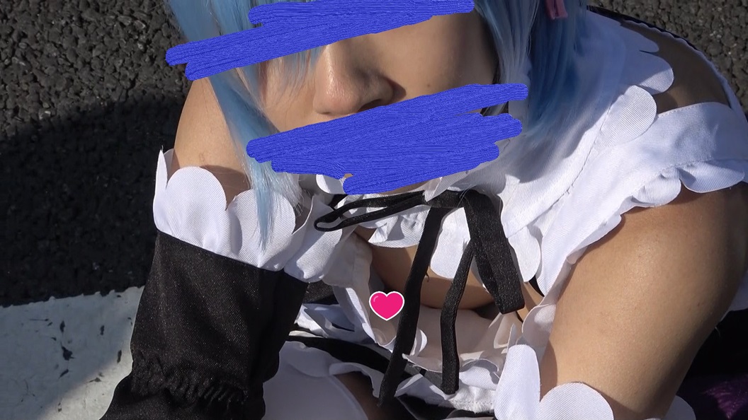 【再販】素人すぎてガードが甘いどころか大事なところが丸見えレイヤー