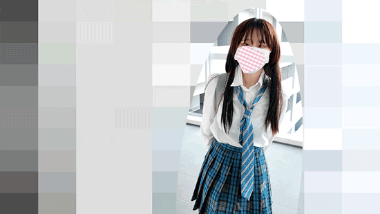 黒ぱんにもシミを付けてるスレンダーJKの魅惑の股間