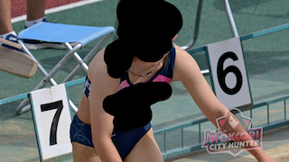 【再販】【モッコリ走り幅ジャンプKIC美女】砂場の女神禁断のアングルEP2　ムチムチ美女にモッコリ！